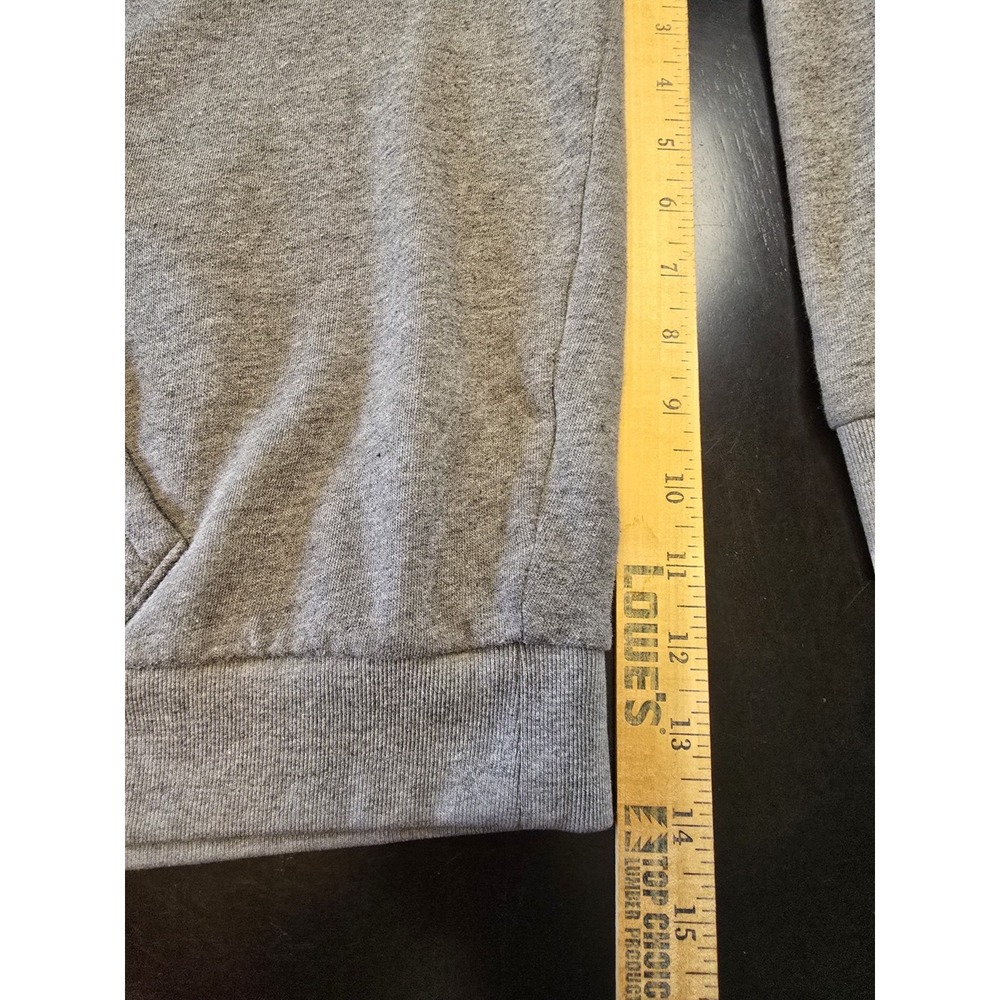 Victoria's Secret PINK Gray Quarter-Zip Pullover Sweatshirt - Large -‎ LOVE PINK - Picture 5 of 8